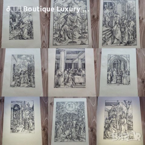 Литографии Албрехт Дюрер различни видове с воден знак , снимка 4 - Нумизматика и бонистика - 36905944