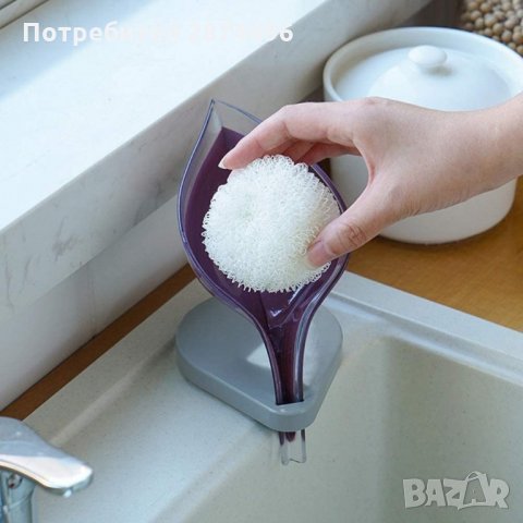 2832 Пластмасова сапунерка с форма на листо, снимка 7 - Други стоки за дома - 35346659