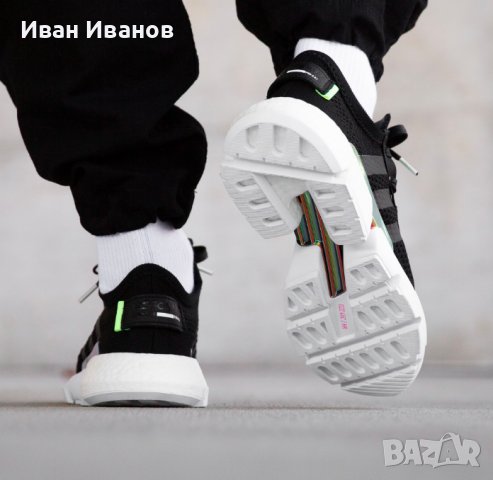 маратонки  Adidas POD-S3.1 Black Green номер 43-44, снимка 10 - Маратонки - 40283560