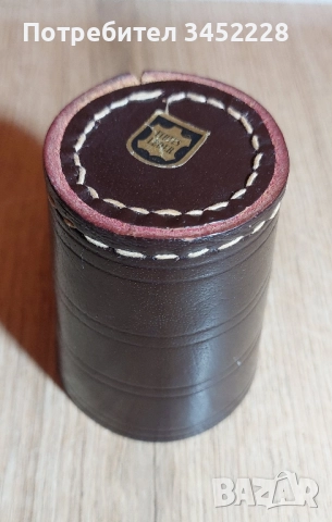 чаша кожена за зарове за ценители отлична , снимка 6 - Други игри - 52541851