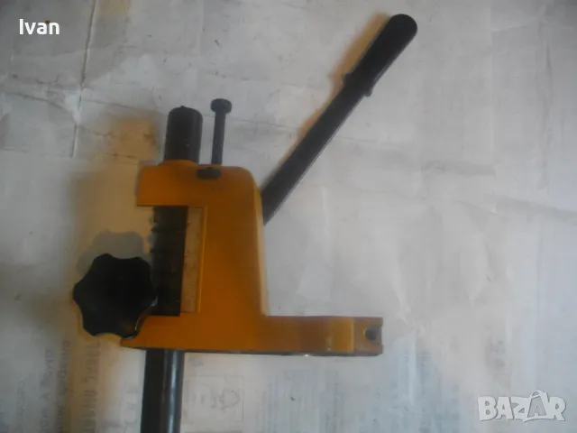 WOLFCRAFT НЕМСКА ОРИГИНАЛНА СТОЙКА ЗА БОРМАШИНА ОЛЕКОТЕНА АЛУМИНИЕВА РАБОТЕН ХОД 60мм ЗАХВАТ 40,3мм, снимка 15 - Бормашини - 49774747