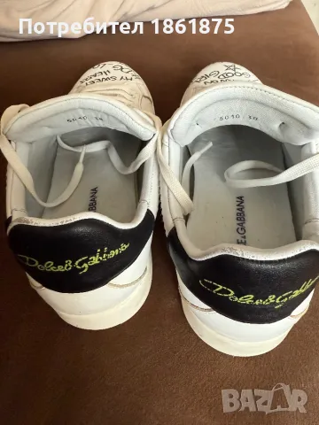 Кецове DOLCE&GABBANA, ест кожа, снимка 7 - Кецове - 49530355