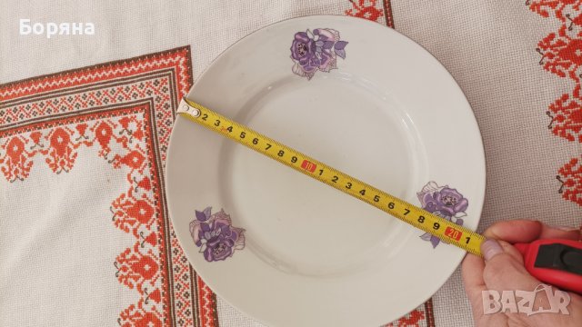 Български порцелан , снимка 4 - Чинии - 39600885