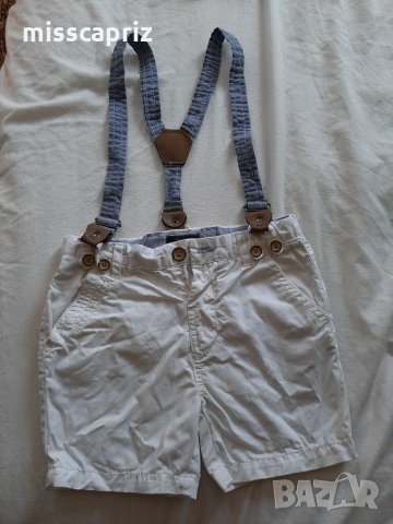 Къси панталонки с тиранти, снимка 1 - Детски панталони и дънки - 30291076