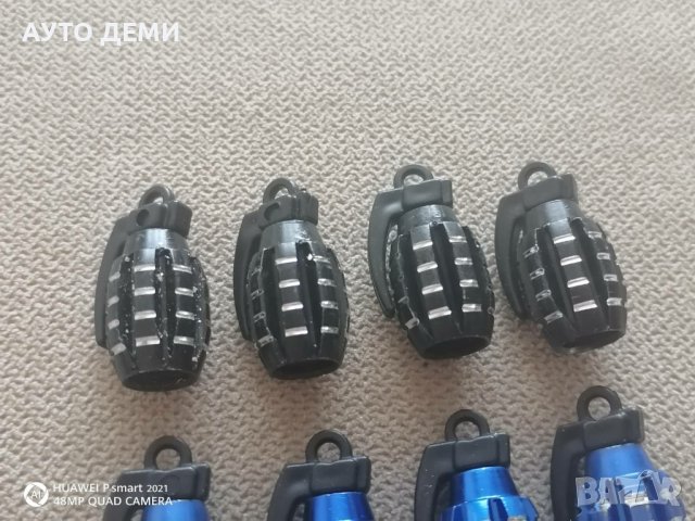 Качествени капачки за вентили винтили на гуми гранати за кола автомобил джип ван мотор колело, снимка 6 - Аксесоари и консумативи - 37450115