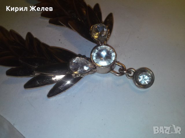 ПОЗЛАТЕН МЕДАЛЬОН с КРАСИВИ КАМЪНИ ЦИРКОН 8770, снимка 5 - Колиета, медальони, синджири - 29836078