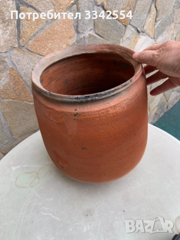 ДЕЛВА СТАРИННА КЕРАМИКА ГЛЕЧ ЗА ИНТЕРИОР ИЛИ ЗА ПОЛЗВАНЕ, снимка 3 - Други ценни предмети - 51500375