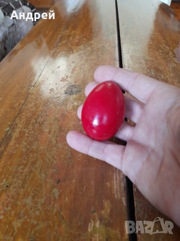 Старо дървено яйце #15, снимка 3 - Други ценни предмети - 53256835