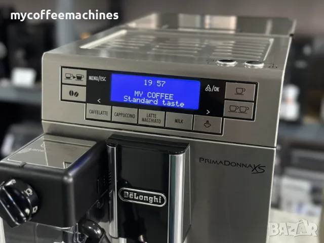 Кафемашина DeLonghi PrimaDonna XS ETAM 36.366, снимка 10 - Кафемашини - 49199078