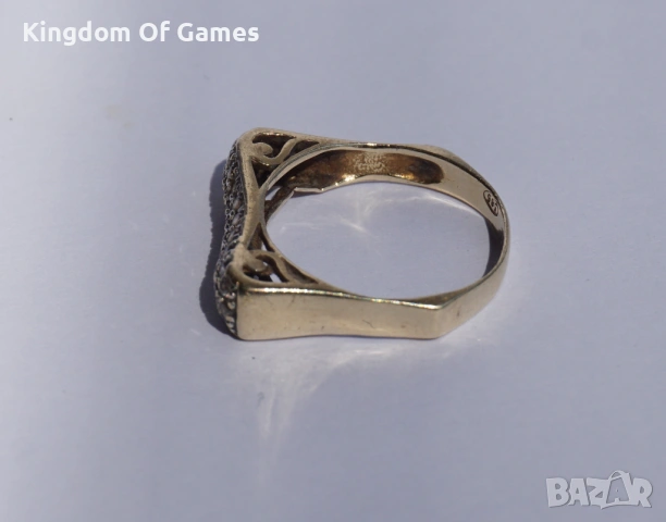 Златен Пръстен 2.4гр 14к, снимка 7 - Пръстени - 54313238