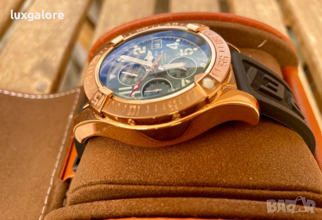 Мъжки часовник Breitling Avenger II Gold с кварцов механизъм, снимка 4 - Мъжки - 40517237
