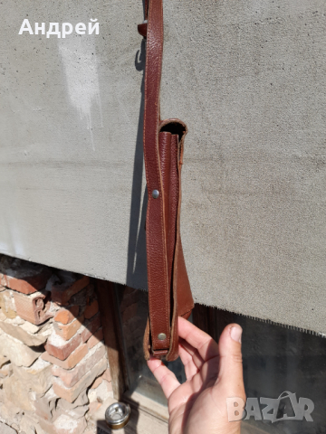 Стара кожена чанта #16, снимка 3 - Антикварни и старинни предмети - 36539183