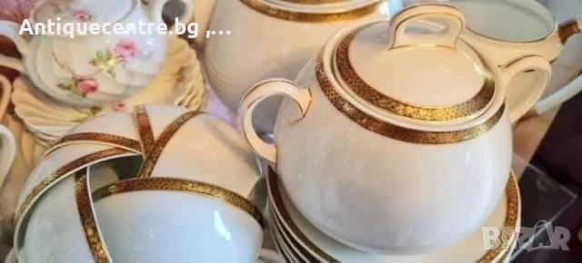 EPIAG D.F.,  Чехословакия. Елегантелен комплект за чай ,капучино  за 6 души. , снимка 3 - Сервизи - 50998604