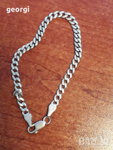 Сребърна гривна , снимка 4 - Гривни - 31283670