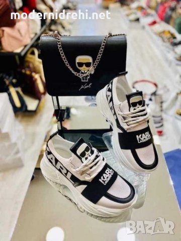 Karl Lagerfeld, Guess, D&G, комплект чанта и маратонки, снимка 5 - Чанти - 30303353