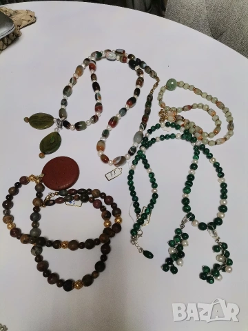 САМО 50 Евро!!! 23 БРОЯ гердани и колиета от натурални камъни, снимка 8 - Колиета, медальони, синджири - 53343088