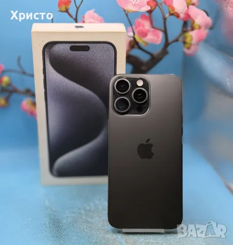 Apple iPhone 15 Pro Max, 256GB, 5G, Black Titanium, снимка 4 - Apple iPhone - 56048643
