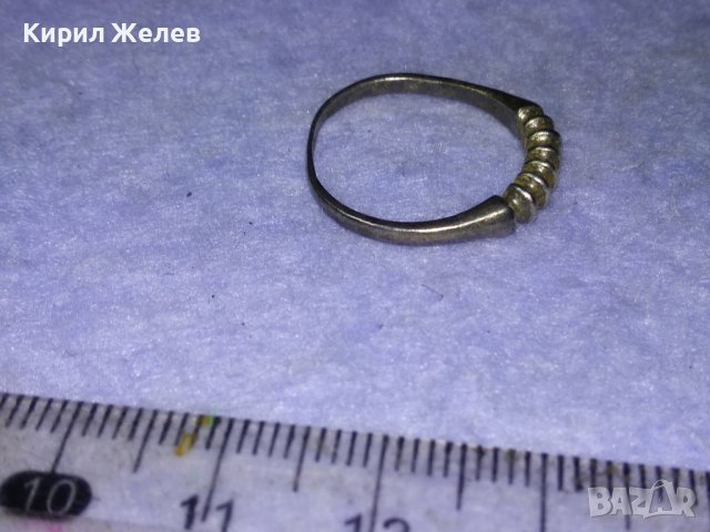 Старинен СРЕБЪРЕН АРТ ДЕКО ПРЪСТЕН ВИСОКА ПРОБА СРЕБРО АВТОРСКА РЪЧНА МАЙСТОРСКА ИЗРАБОТКА 39899, снимка 13 - Антикварни и старинни предмети - 42928837