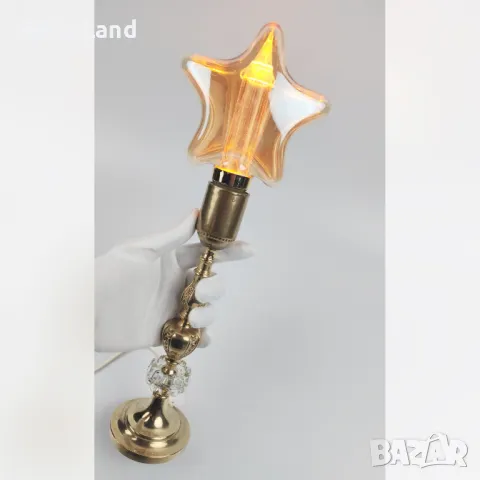 Деко нощна лампа, снимка 4 - Антикварни и старинни предмети - 47397287