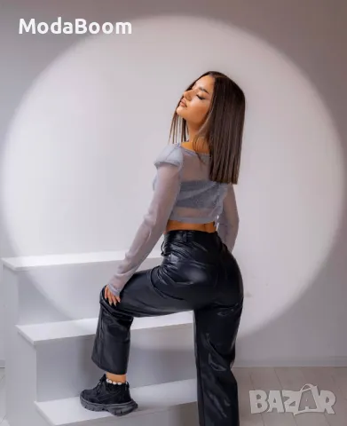 Дамска прозрачна блуза , снимка 2 - Блузи с дълъг ръкав и пуловери - 48846543