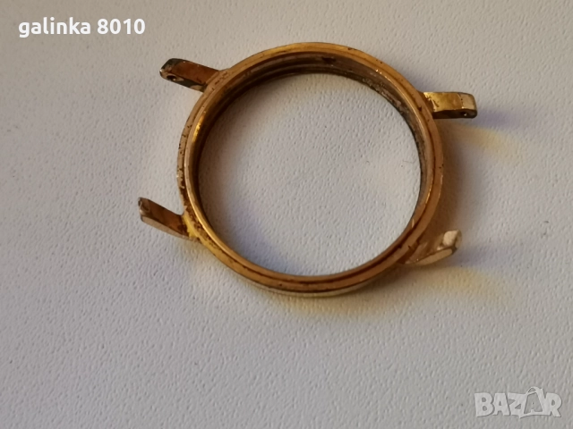 Позлатена каса за Мъжки часовник, снимка 3 - Антикварни и старинни предмети - 52737762