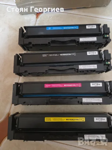 Комплект от четири тонер касети с модел 219A, подходящи за принтери HP LaserJet Pro, снимка 3 - Консумативи за принтери - 55742331