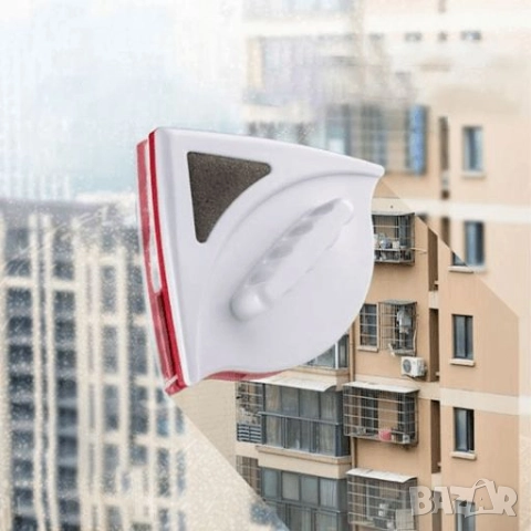 Уред за двустранно почистване на прозорци