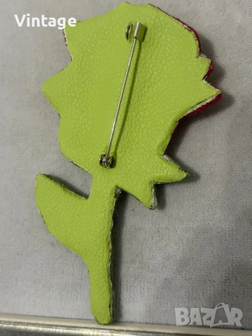 Ръчно изработен шедьовър  - Брошка Роза , снимка 8 - Колиета, медальони, синджири - 54306349