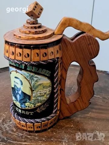 Стара дървена халба  18/4