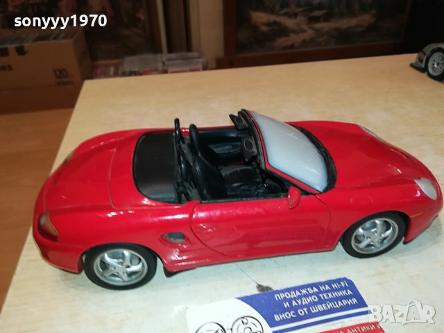 PORSCHE BOXTER 1/18-METAL-ВНОС GERMANY 3010231017, снимка 15 - Колекции - 42775560