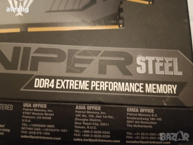 Viper Gaming 16GB 2x8 UDIMM 4400Mhz, снимка 4 - RAM памет - 53349780