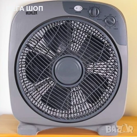 Вентилатор 12"Muhler SMX-1240, подов, бокс, снимка 2 - Вентилатори - 50563183