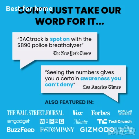Алкотестер BACtrack Scout - Професионален клас точност, снимка 7 - Уреди за диагностика - 50106111