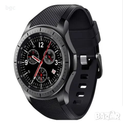 3G+Wi-Fi Смарт Часовник със Сим карта Часовник Smartwatch с телефон iUni DM368, 3G, GPS, HR, Black, снимка 2 - Смарт часовници - 49629827