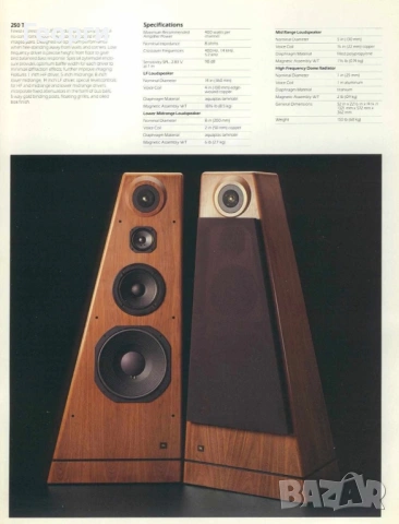 Тонколони JBL 250 Ti, снимка 7 - Тонколони - 53936377