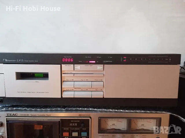 Касетен дек Kassette Deck Nakamichi LX 3, снимка 3 - Декове - 48552336