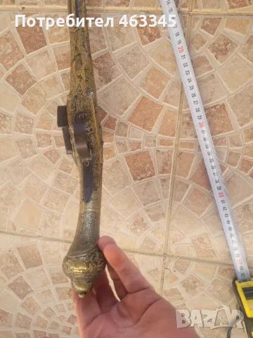 Арнаутски пистолет, пищов, кремъклия, евзалия, снимка 6 - Антикварни и старинни предмети - 48088512