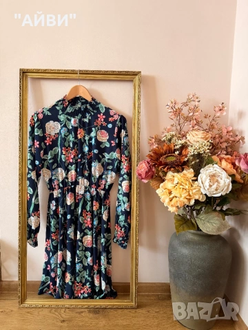 Дамска маркова цветна рокля