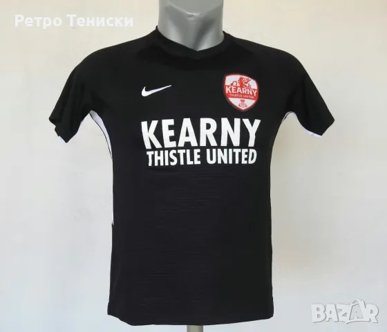 Тениска на Kearny Thistle United • гостуващ екип • №9 • Nike • черно • размер L • Деца