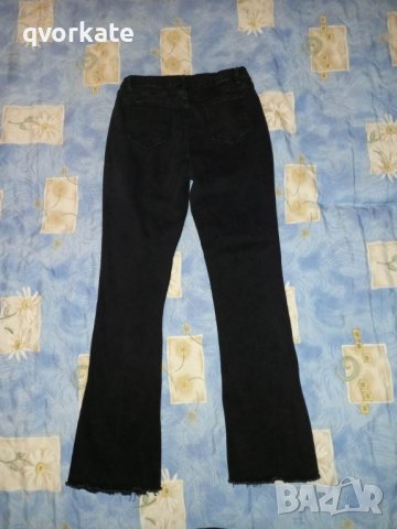 Черни дънки на SHEIN  №L  40/42, снимка 5 - Дънки - 40052479