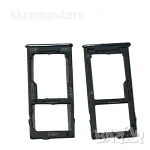 SIM / MicroSD държач 2 SIM /Черен/ за Samsung A426 / A42 Баркод : 115073