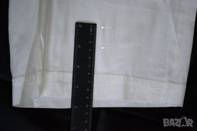 Дамски къси панталони от памук в цвят екрю Usha - XL, снимка 3 - Панталони - 42649281