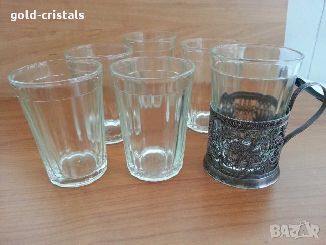 Руски посребрени стакани подстакани филигран, снимка 16 - Антикварни и старинни предмети - 31133671