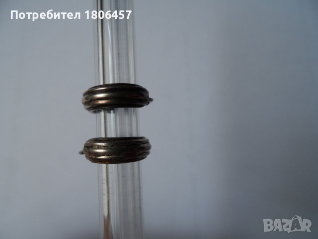 сребърни обеци А, снимка 4 - Обеци - 42046937
