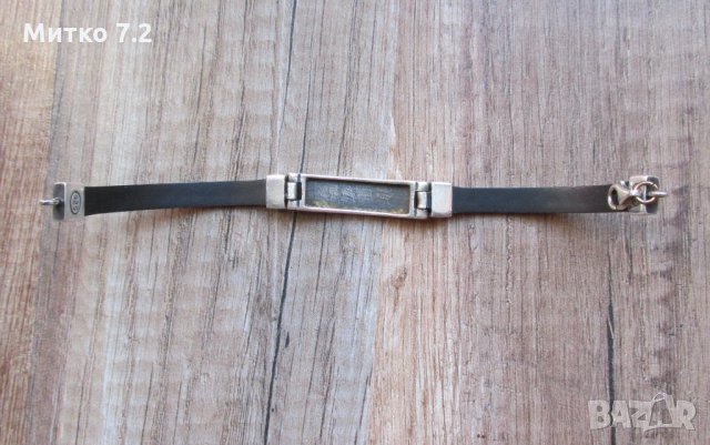 сребърна гривна - 26, снимка 3 - Гривни - 32107490