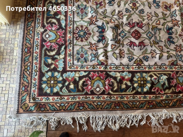 Голям Котленски Килим размер 4,00м на3,00м, много добро състояние, година 1965, снимка 3 - Килими - 52431124
