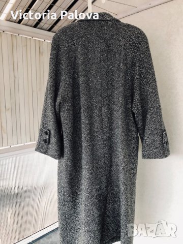 Идеална кройка модерно палто 80% вълна, снимка 11 - Палта, манта - 31876871