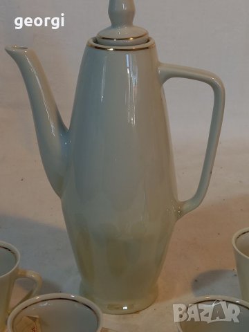 Български порцеланов сервиз за кафе Китка  6/4, снимка 2 - Сервизи - 40882670