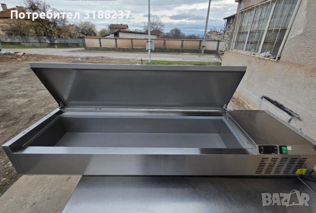 Немска хладилна вана за студени гарнитури и салати, снимка 14 - Хладилни витрини и фризери - 54041909