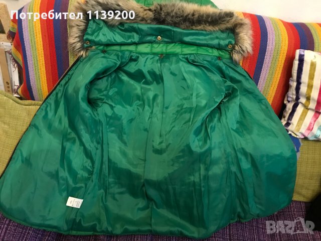Зелено олекотено яке S италианско  , снимка 4 - Якета - 31939862